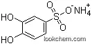 Molecular Structure of 6099-56-5 (3,4-Dihydroxybenzenesulfonic acid monoammonium salt)